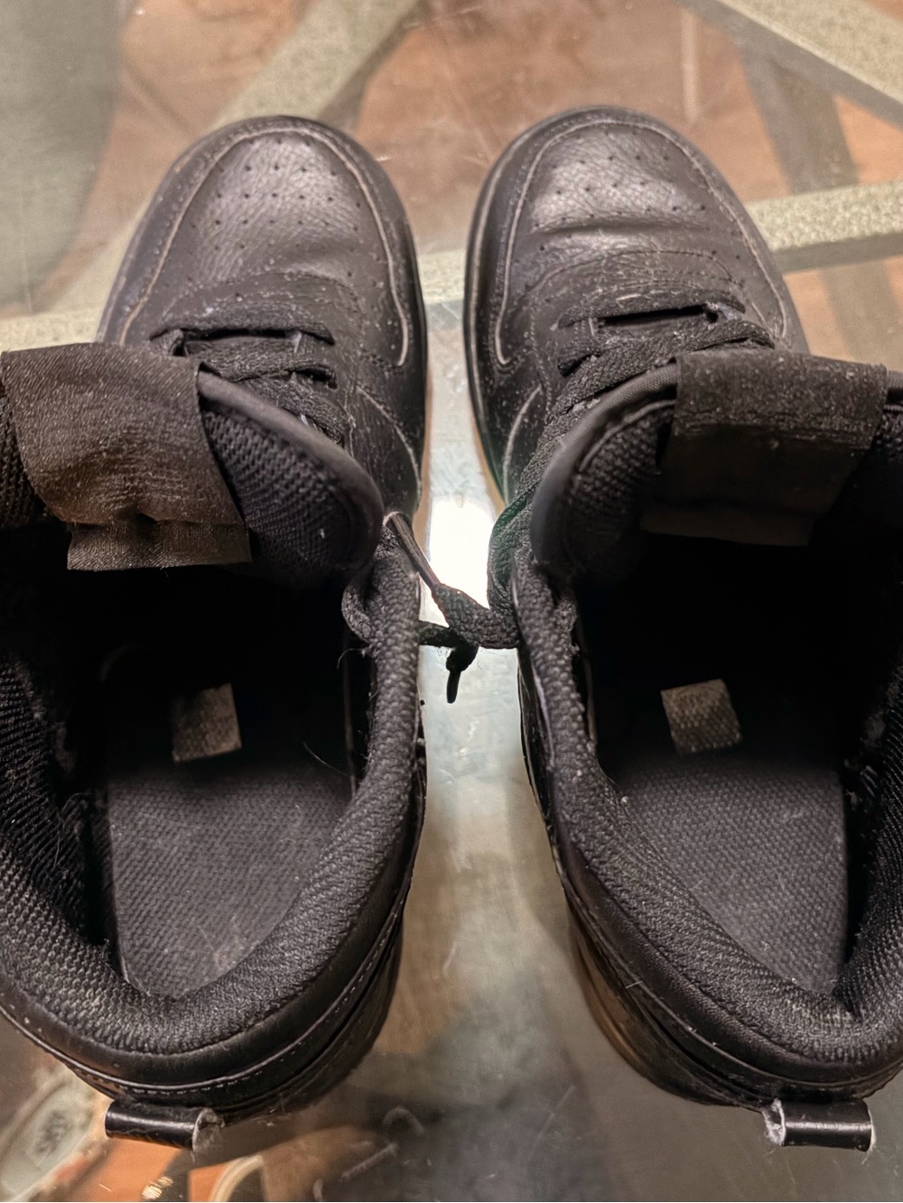 Amazing condition Nike Dunk High “Triple Black” - Picture 4 of 5